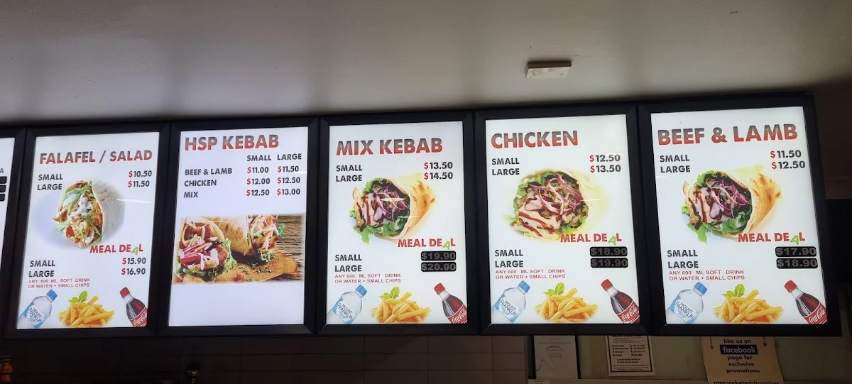 Menu, Empire Kebab House - Drive Thru