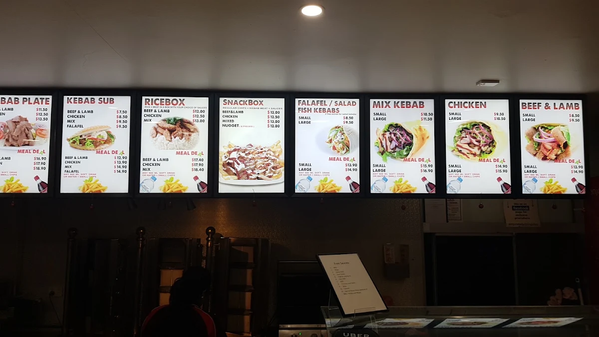 Menu, Empire Kebab House - Drive Thru