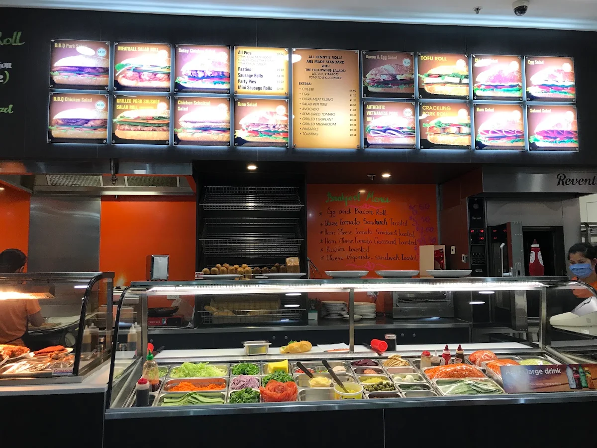 Menu, Kenny's Bakery Cafe