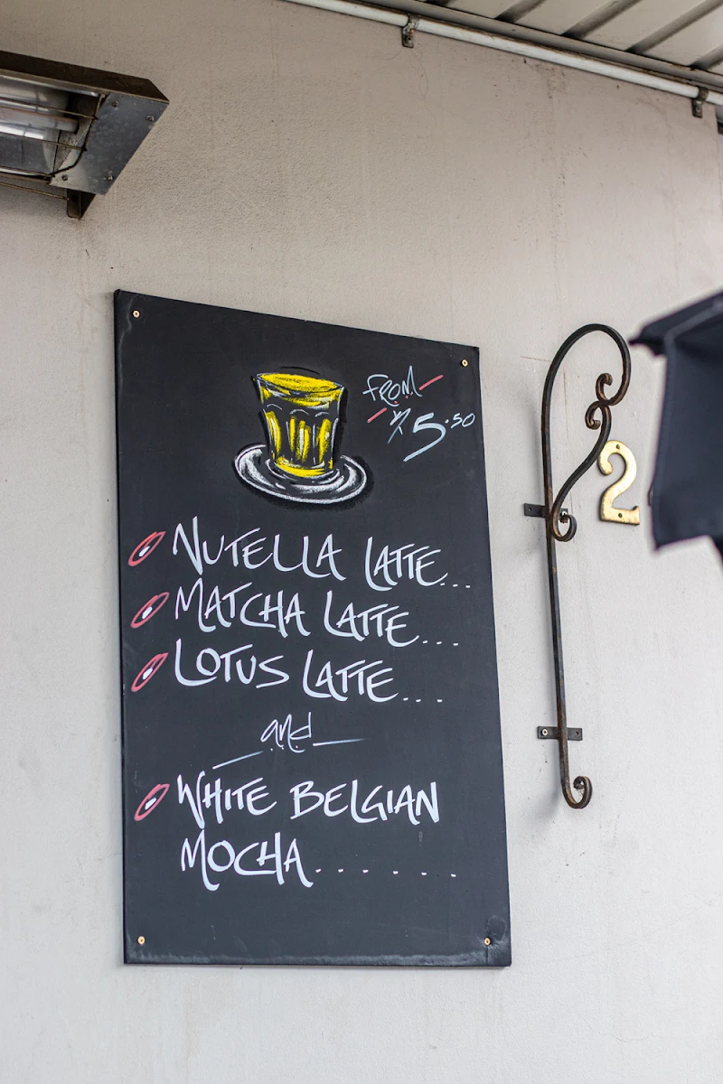 Menu, Cafe Belfield
