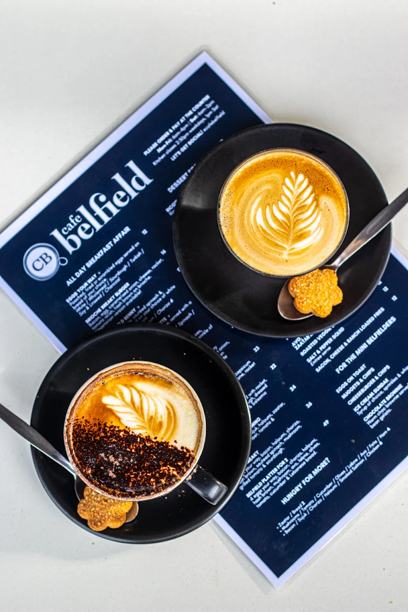 Menu, Cafe Belfield