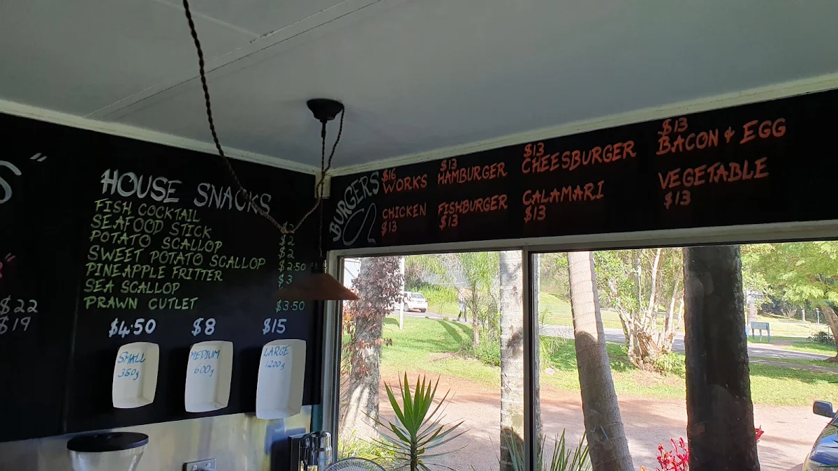Menu, Fishtales Seafood Cafe