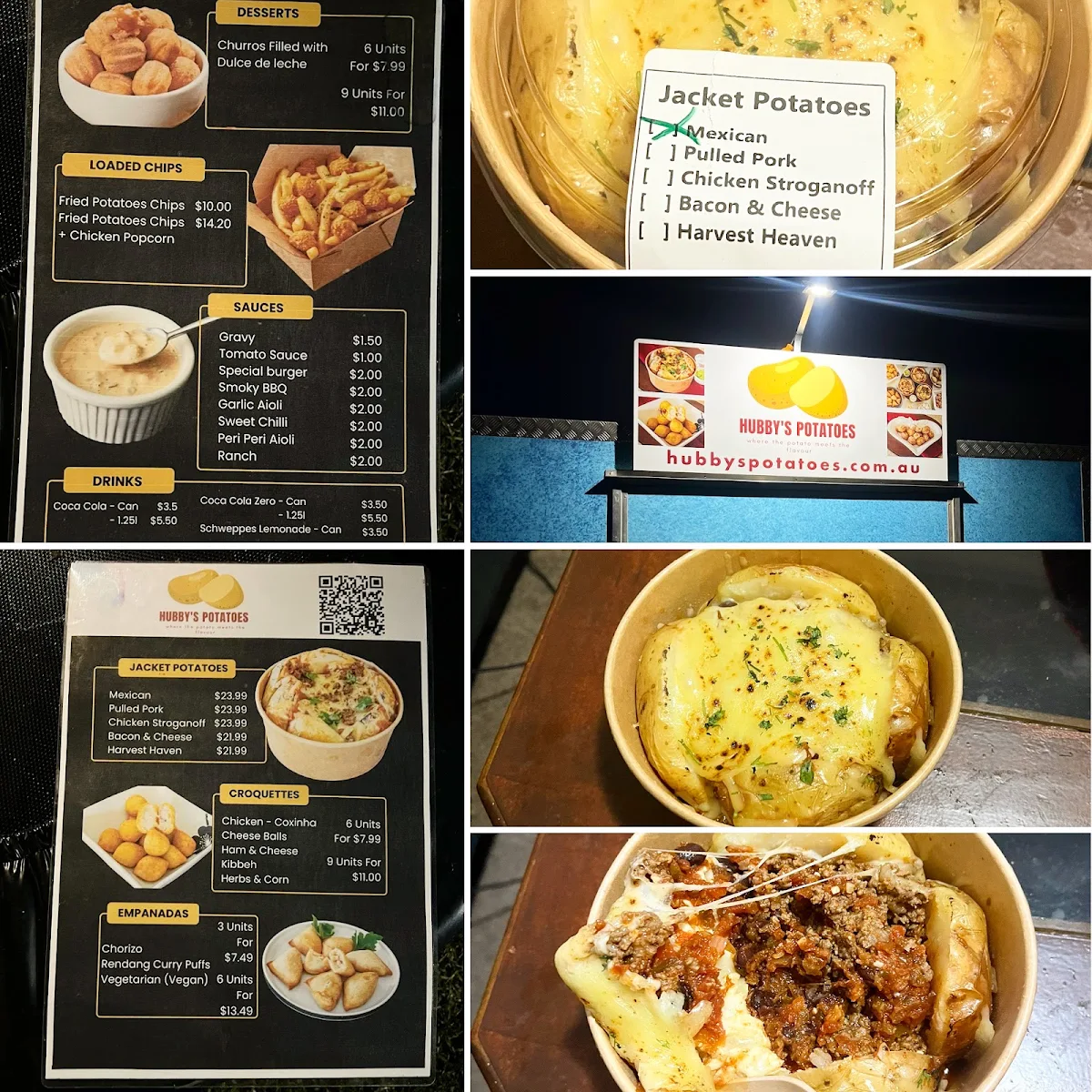 Menu, Hubby's Potatoes