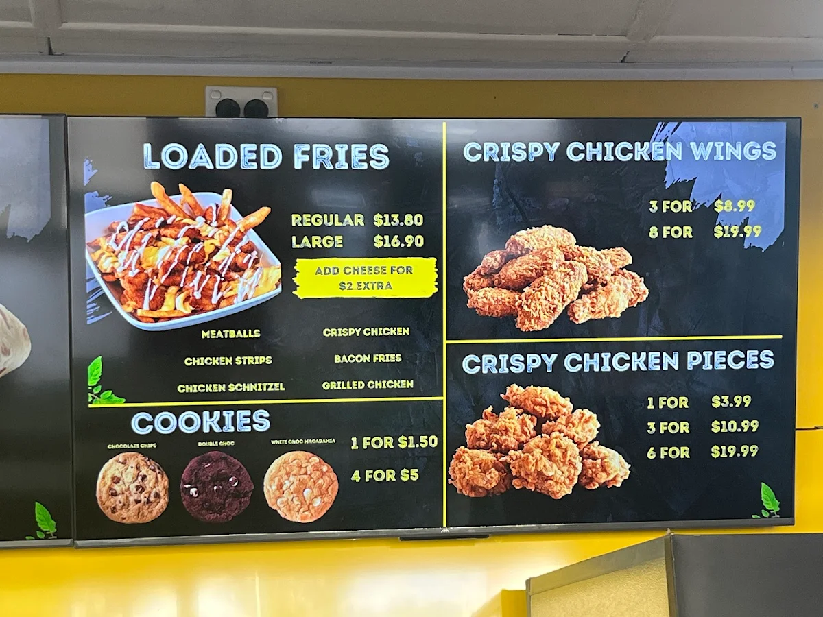Menu, Sub Corner Crookwell