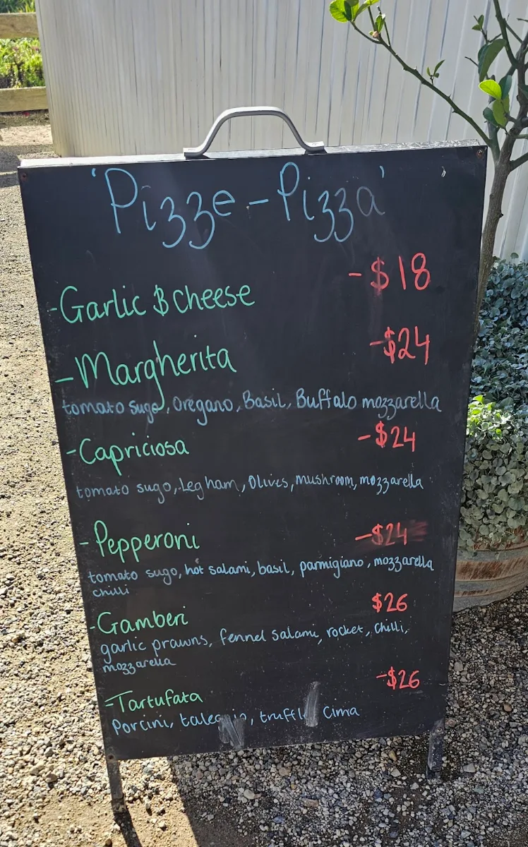 Menu, Vista