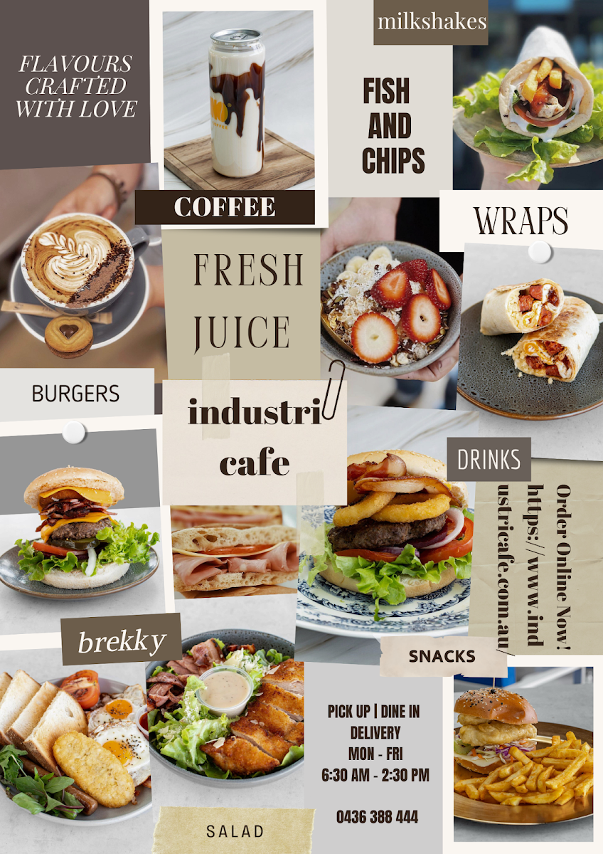 Menu, Industri Cafè