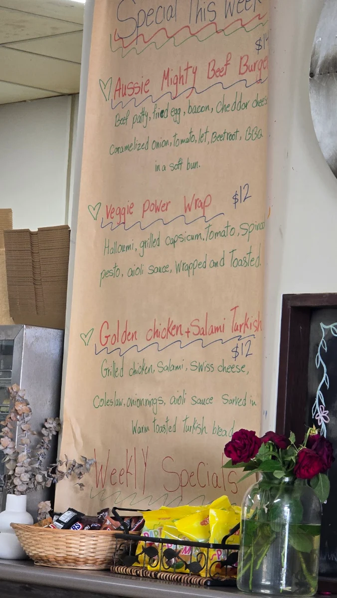 Menu, Industri Cafè