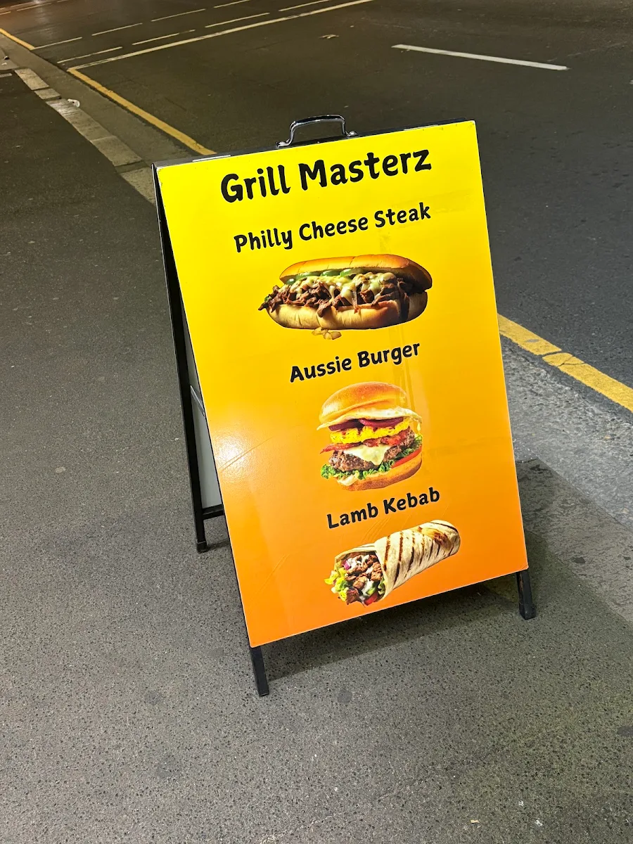 Menu, Grill Masterz Newtown
