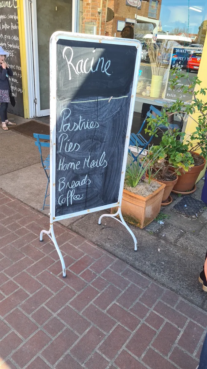 Menu, Racine Bakery
