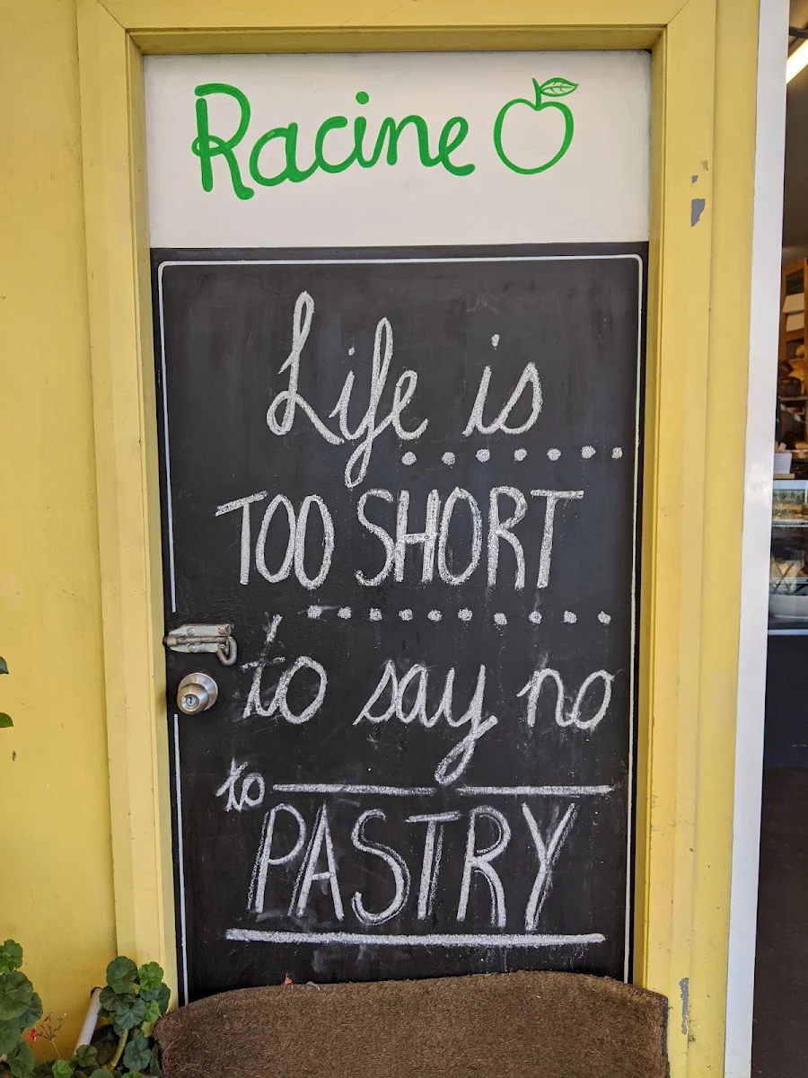 Menu, Racine Bakery