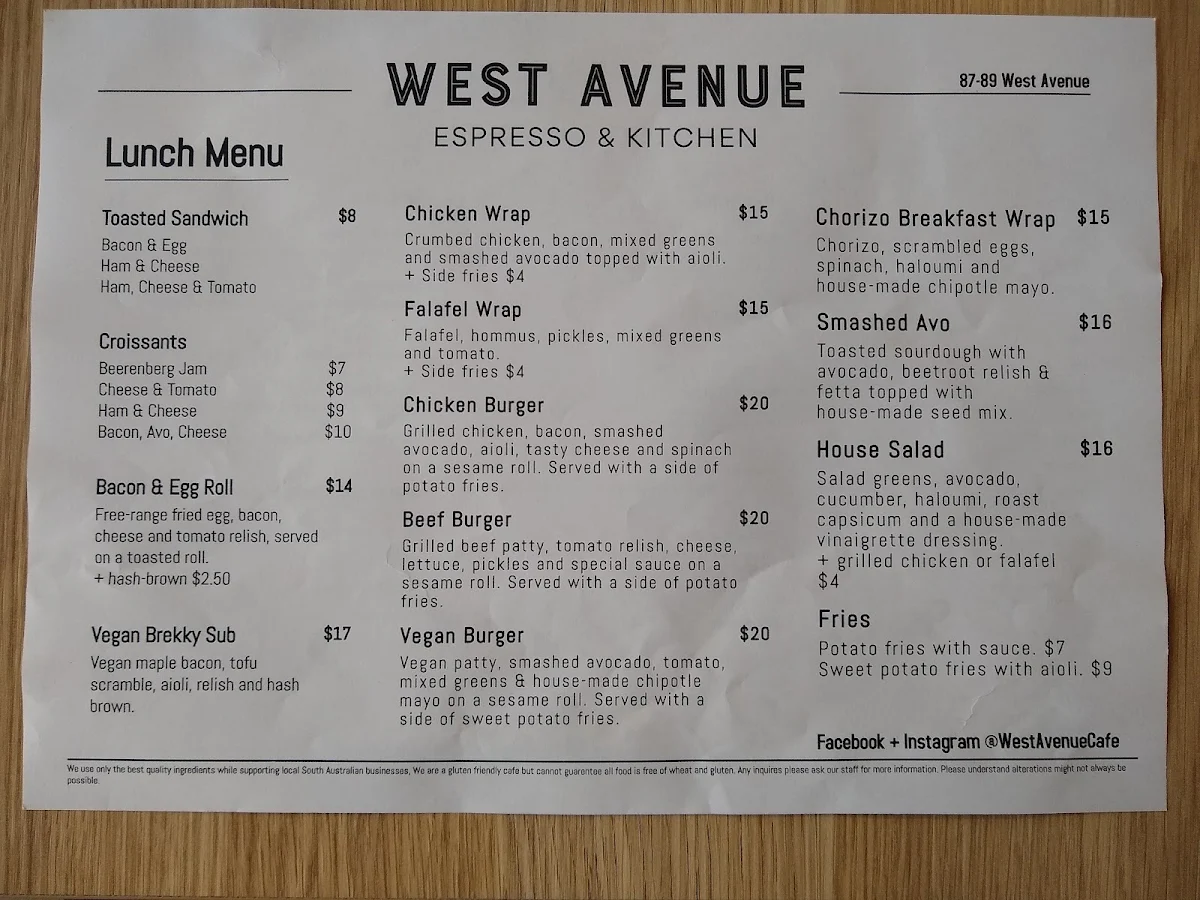Menu photo 1