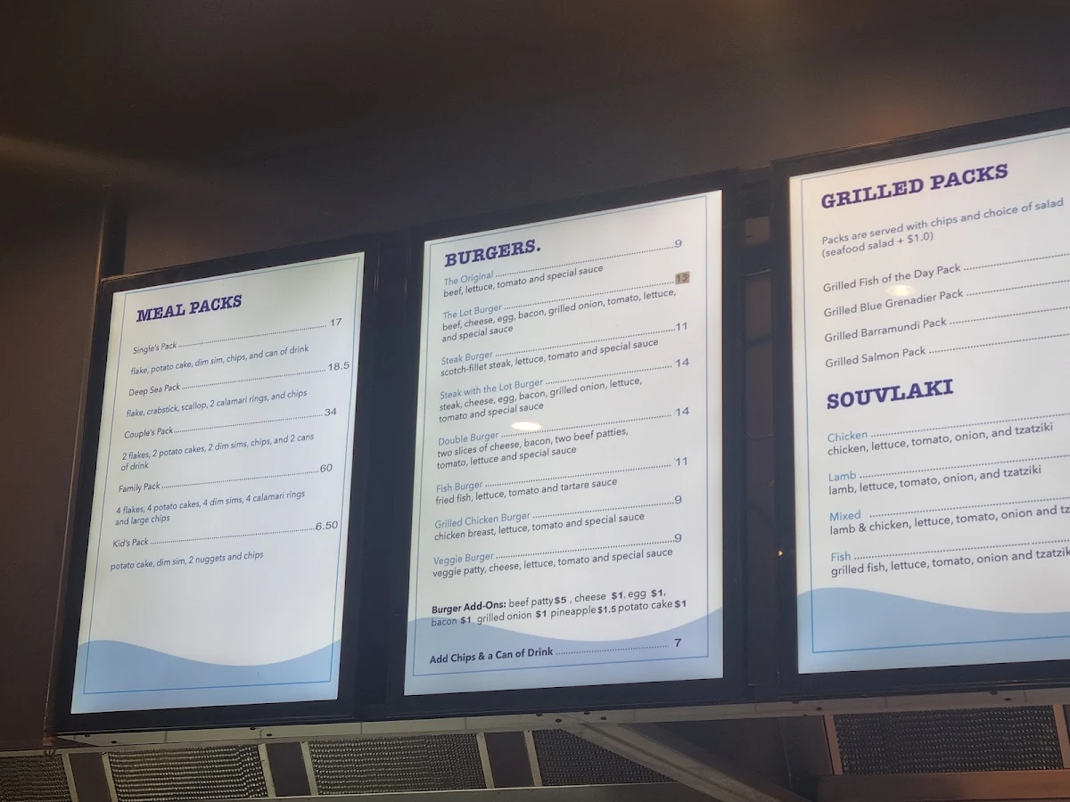 Menu, Catch 90
