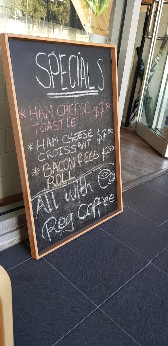 Menu, MG Coffee