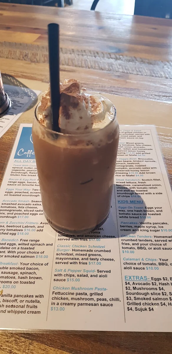Menu, CoffeePoint
