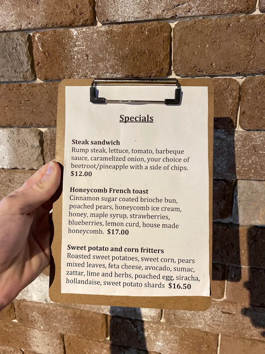 Menu, CoffeePoint