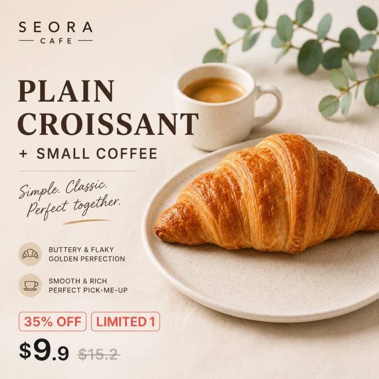Menu, Seora Café