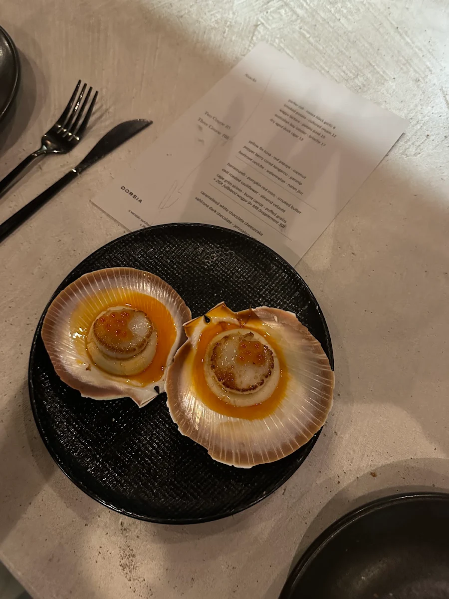 Menu, Restaurant Dorsia