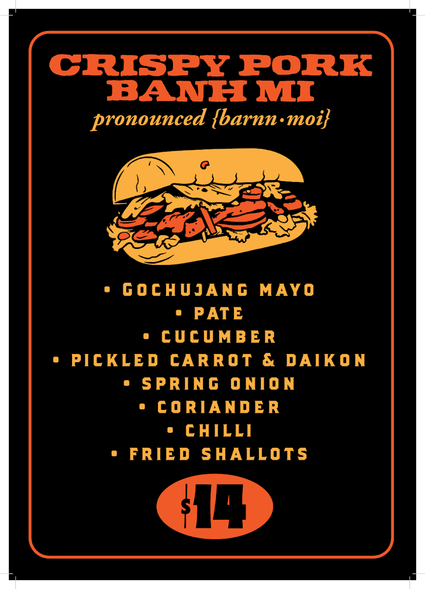 Menu, Jibba's Hot Sauce