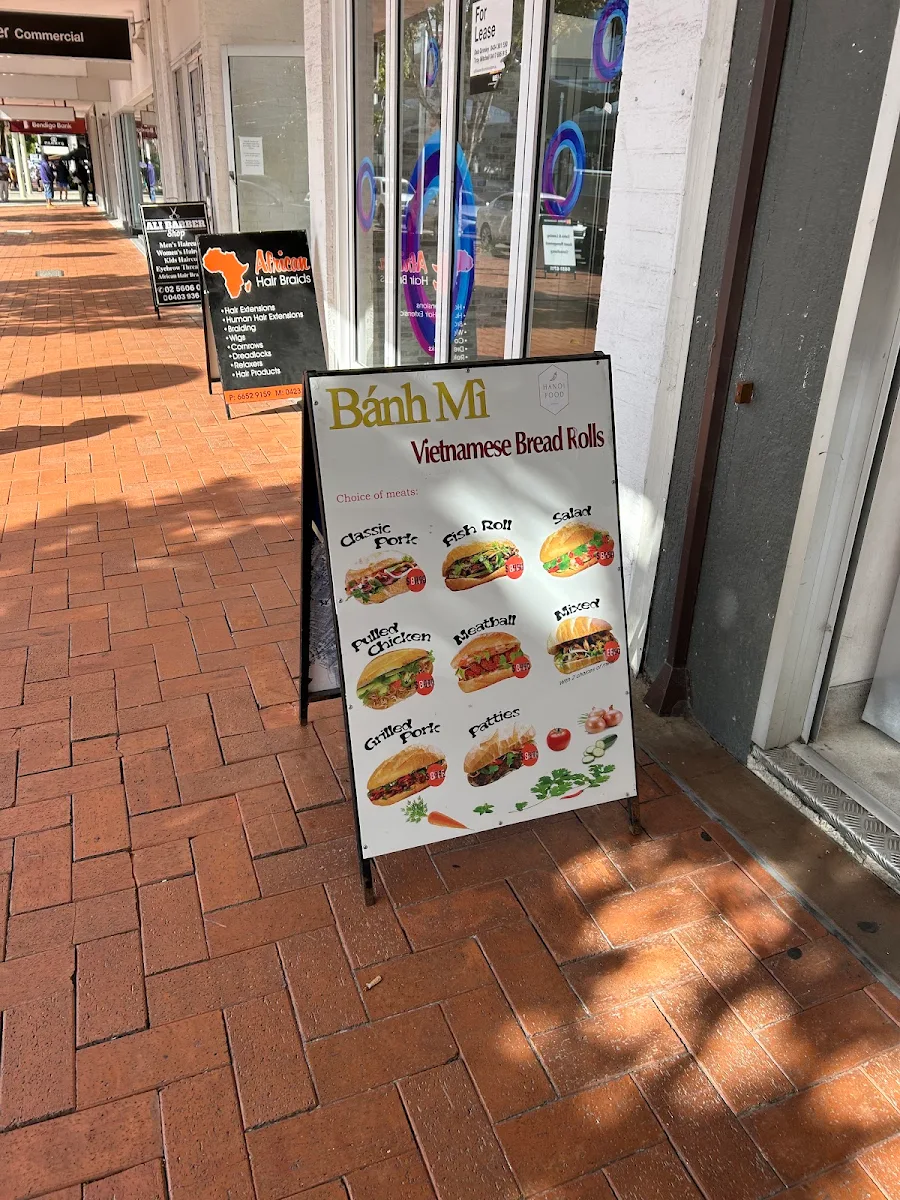 Menu, Coffs Harbour Golden Hot Bread