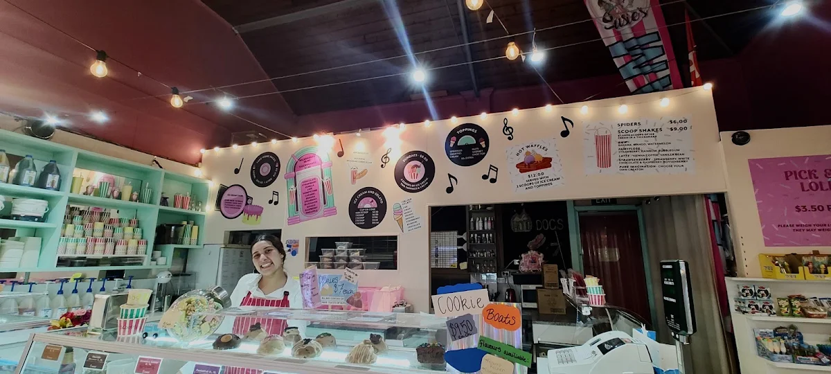 Menu, Sweet Susie’s Ice Cream Parlour