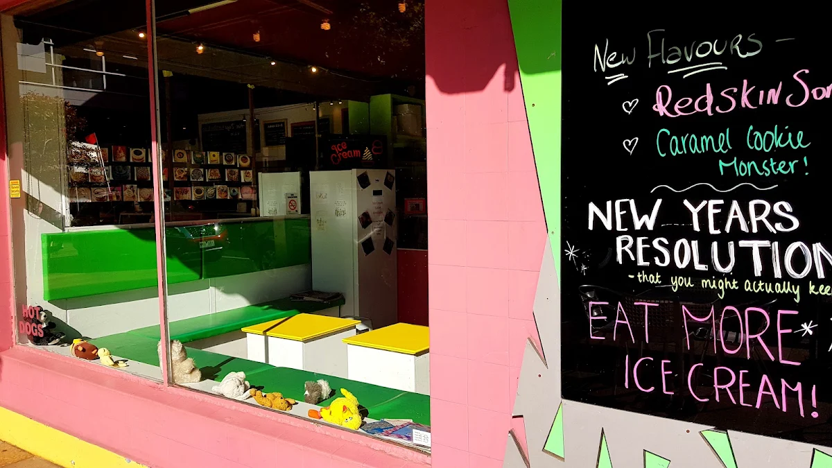 Menu, Sweet Susie’s Ice Cream Parlour
