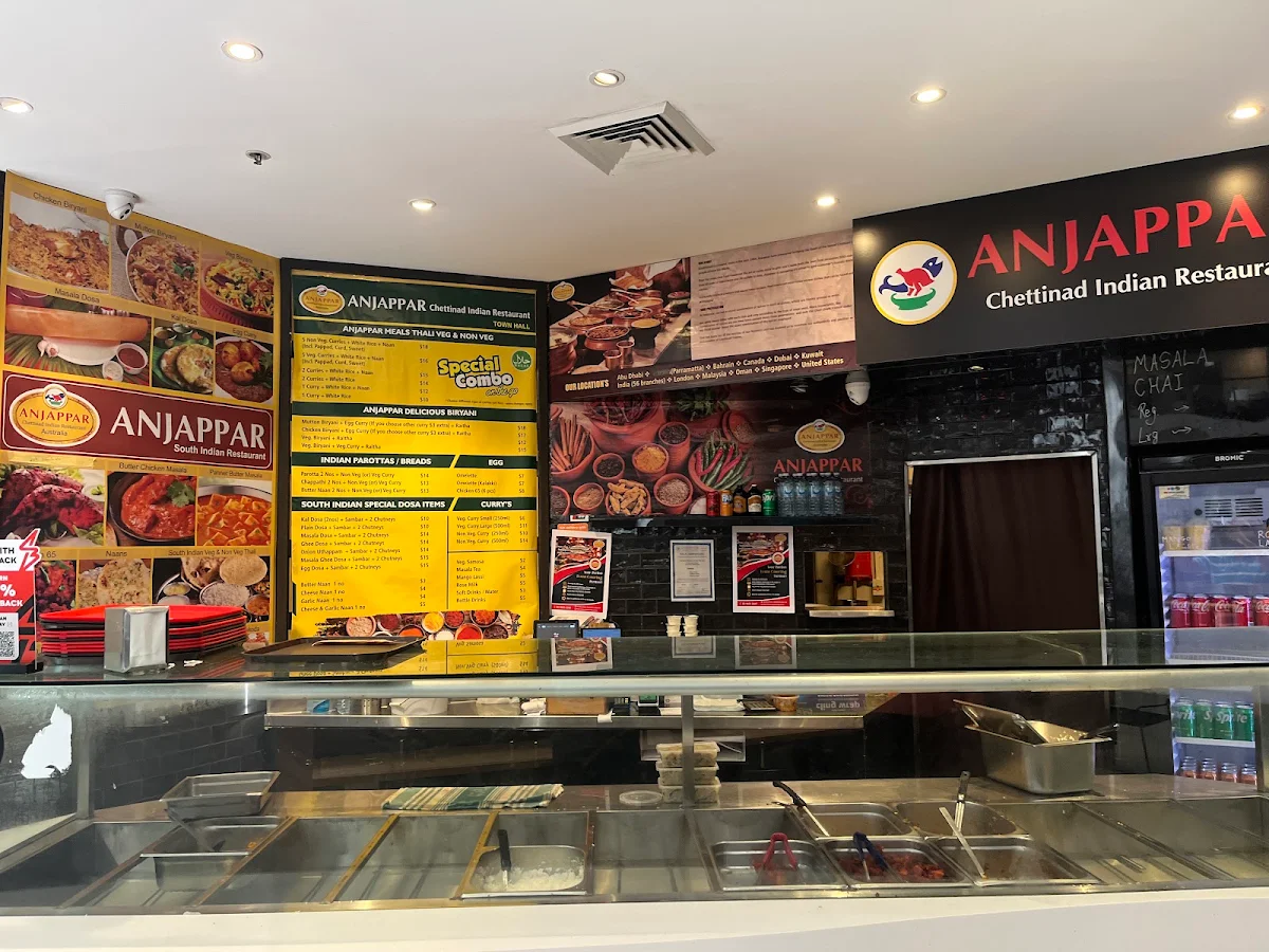 Menu, Anjappar_Sydney Town Hall (Australia)