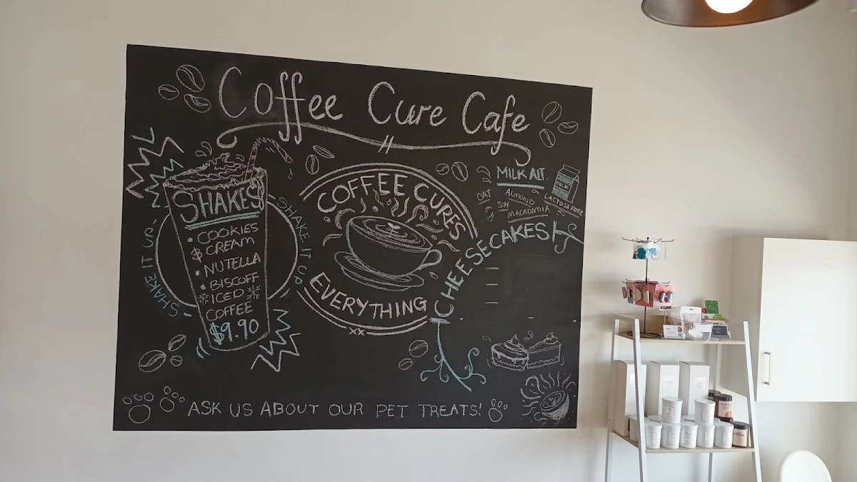 Menu, Coffee Cure Cafe