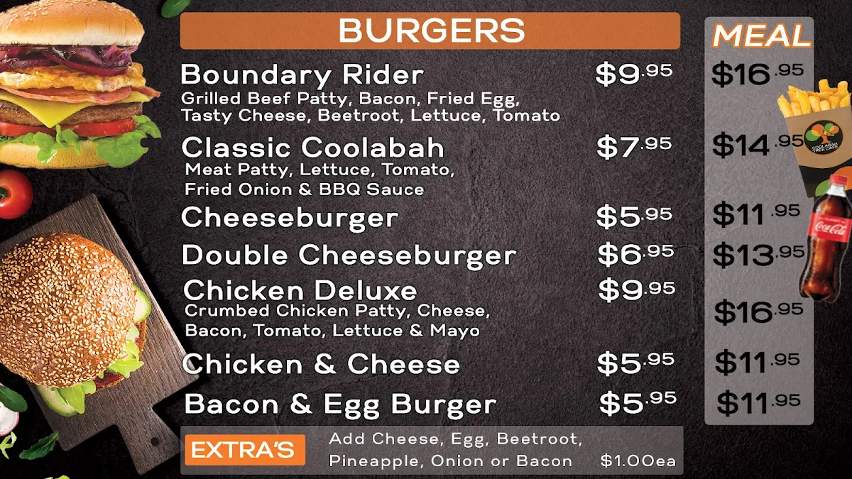 Menu, Coolabah Tree Cafe Nambour