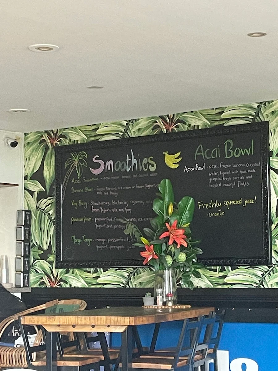 Menu, Little Bloomfield Cafe & Wine Bar