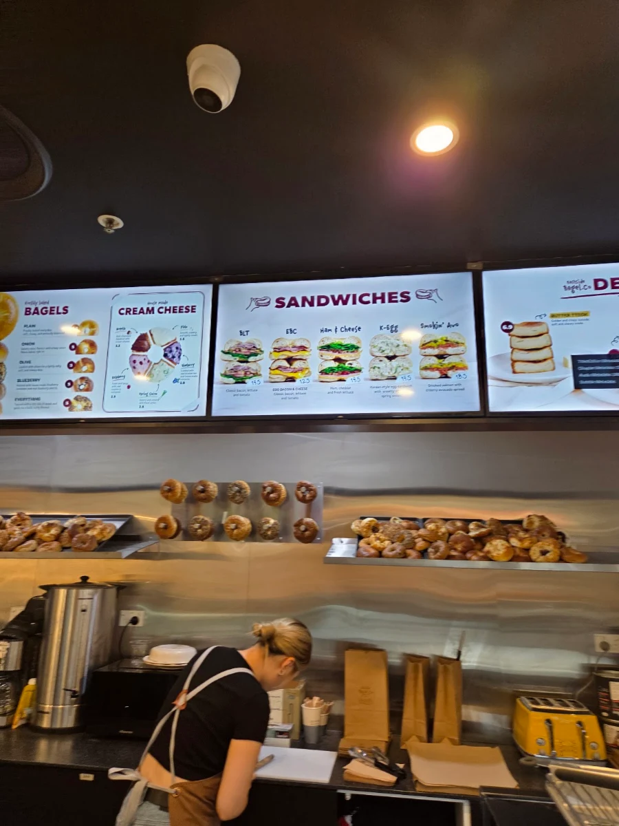Menu, Eastside Bagel