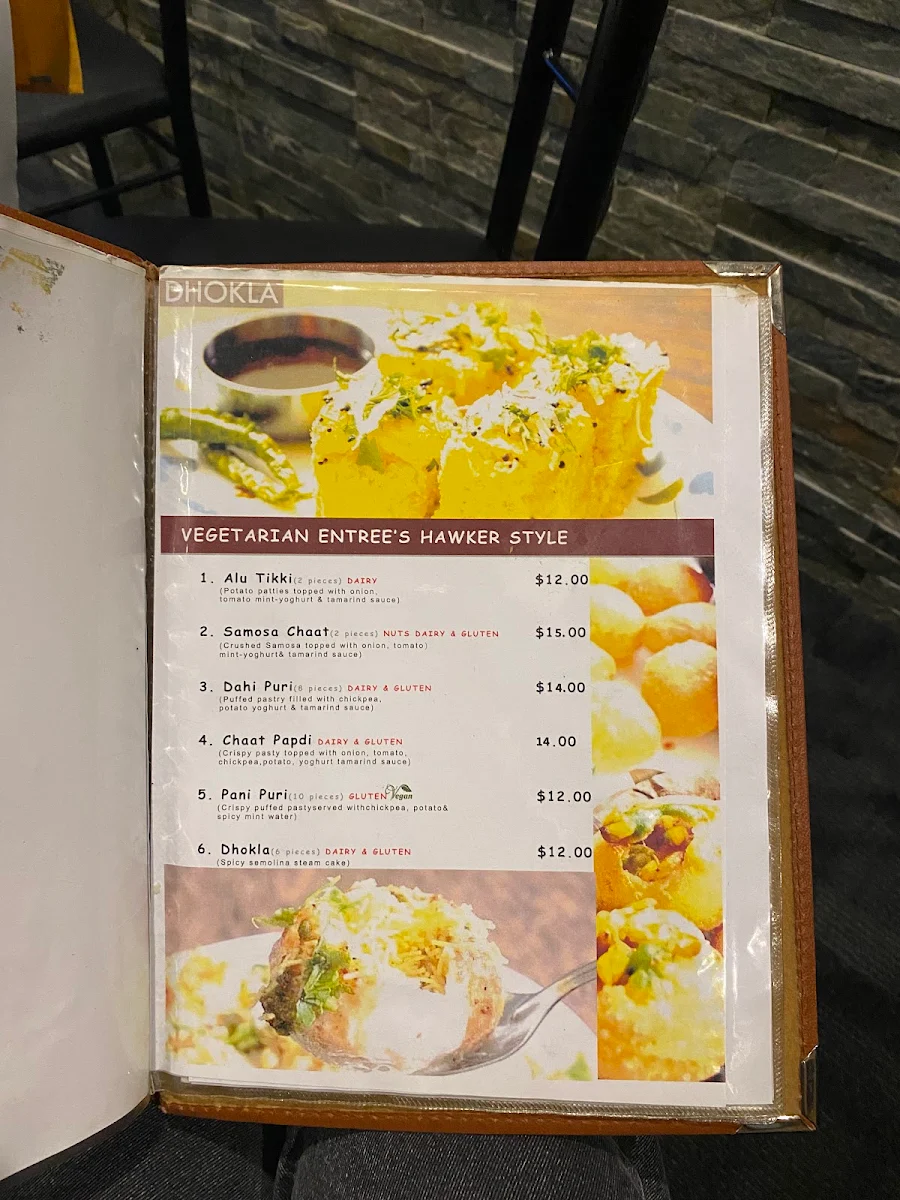 Menu, Rajbhog Indian Restaurants
