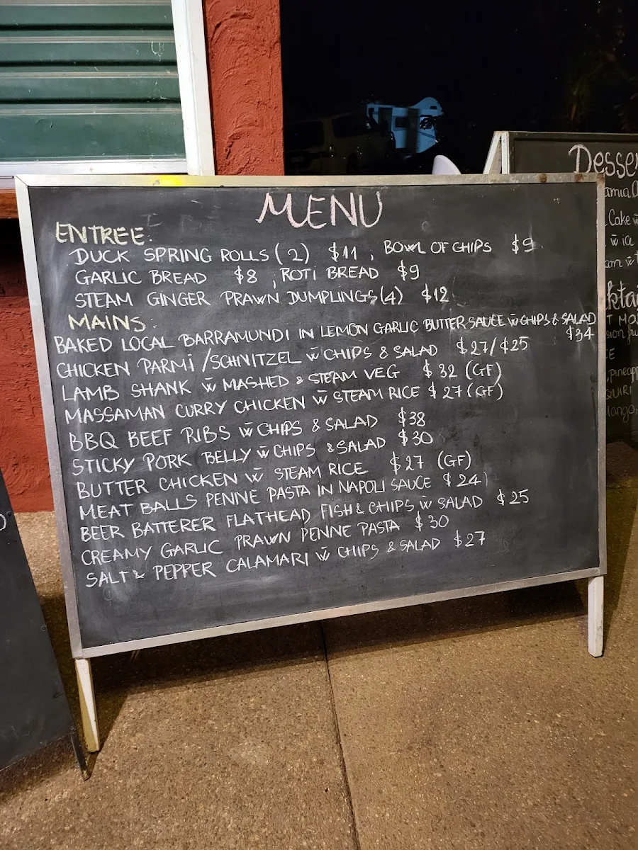 Menu, Big Fig Bistro