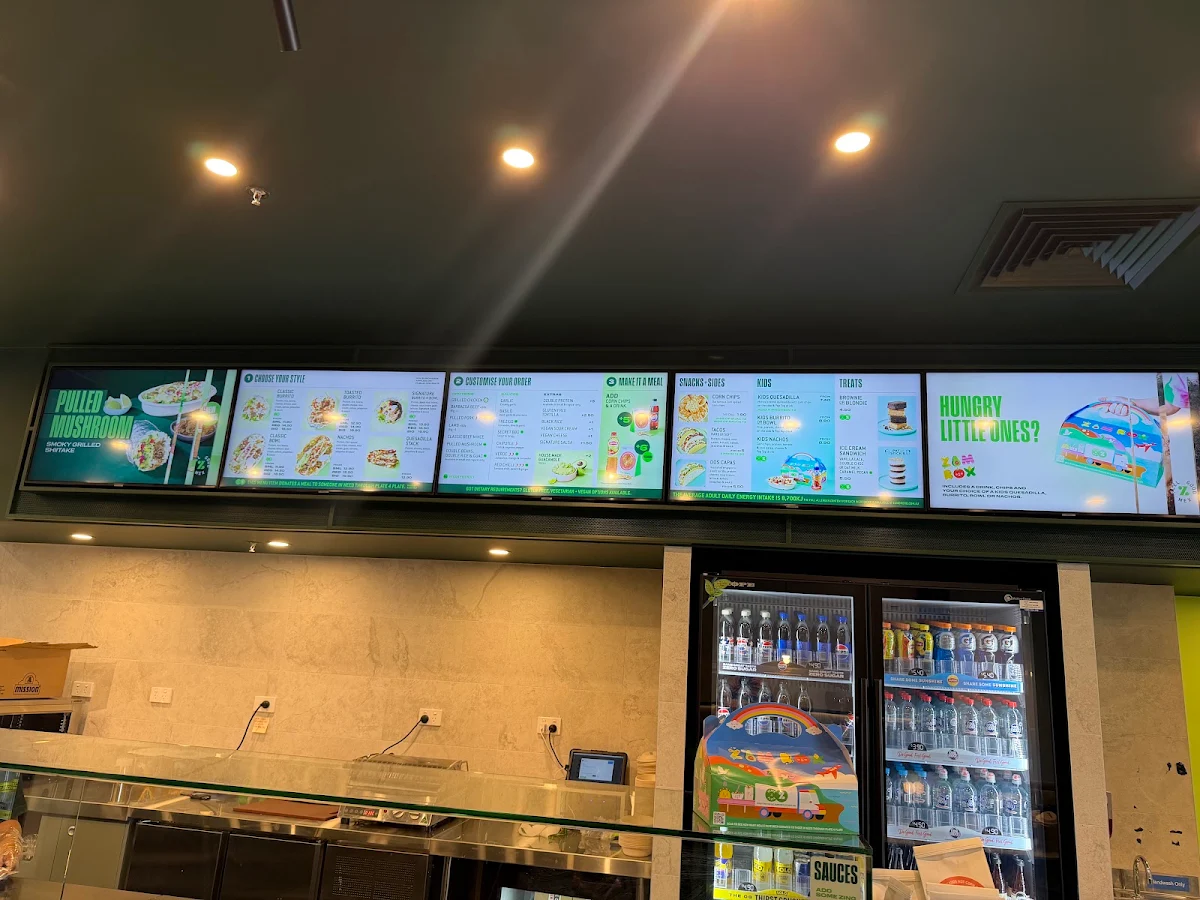 Menu, Zambrero Wallan