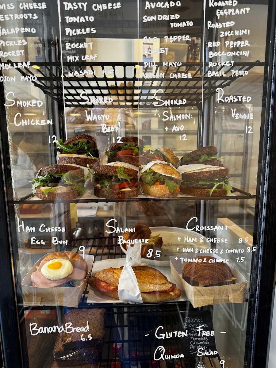 Menu, Goose Bakery