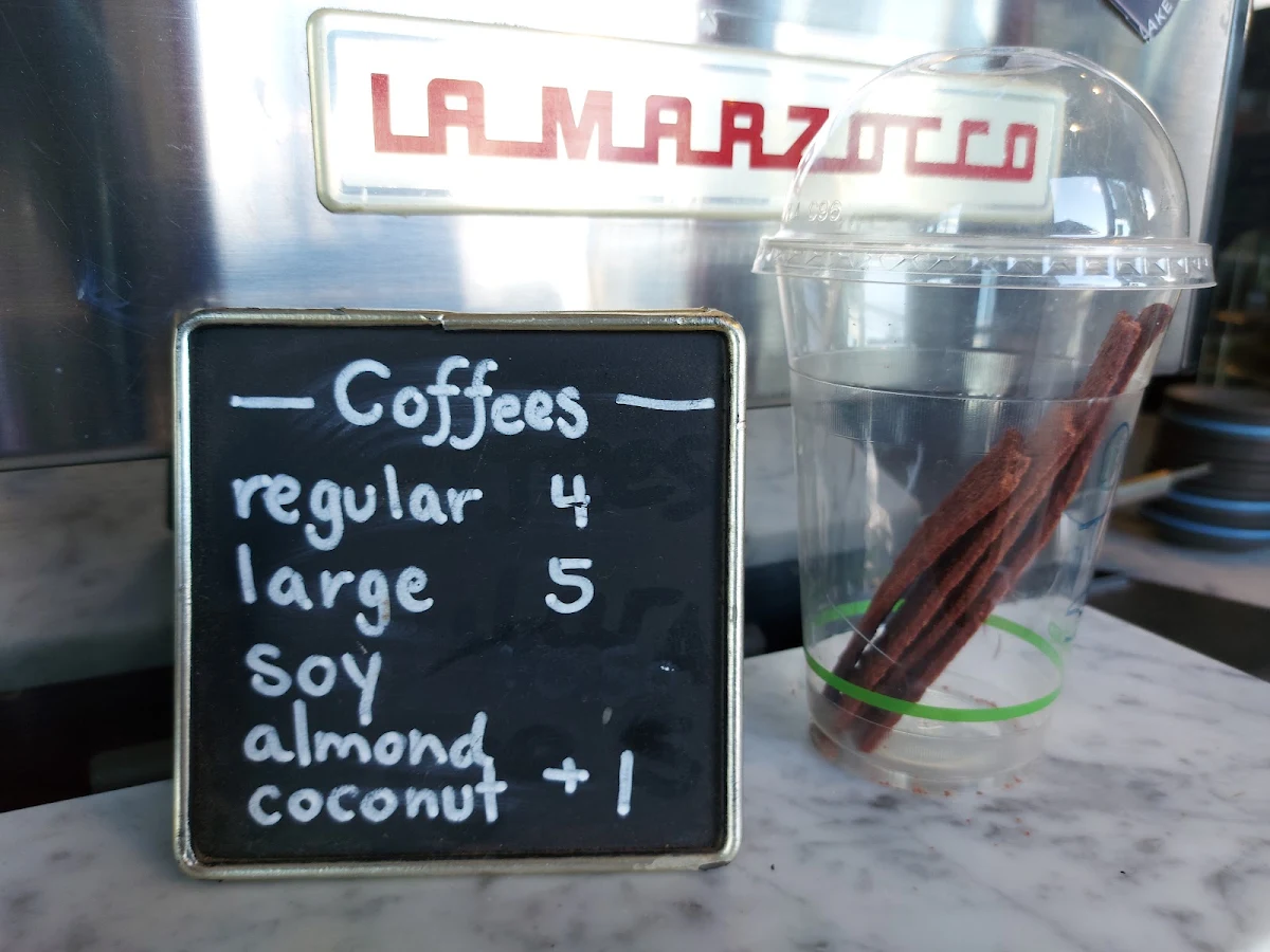 Menu, Boatshed Cafe