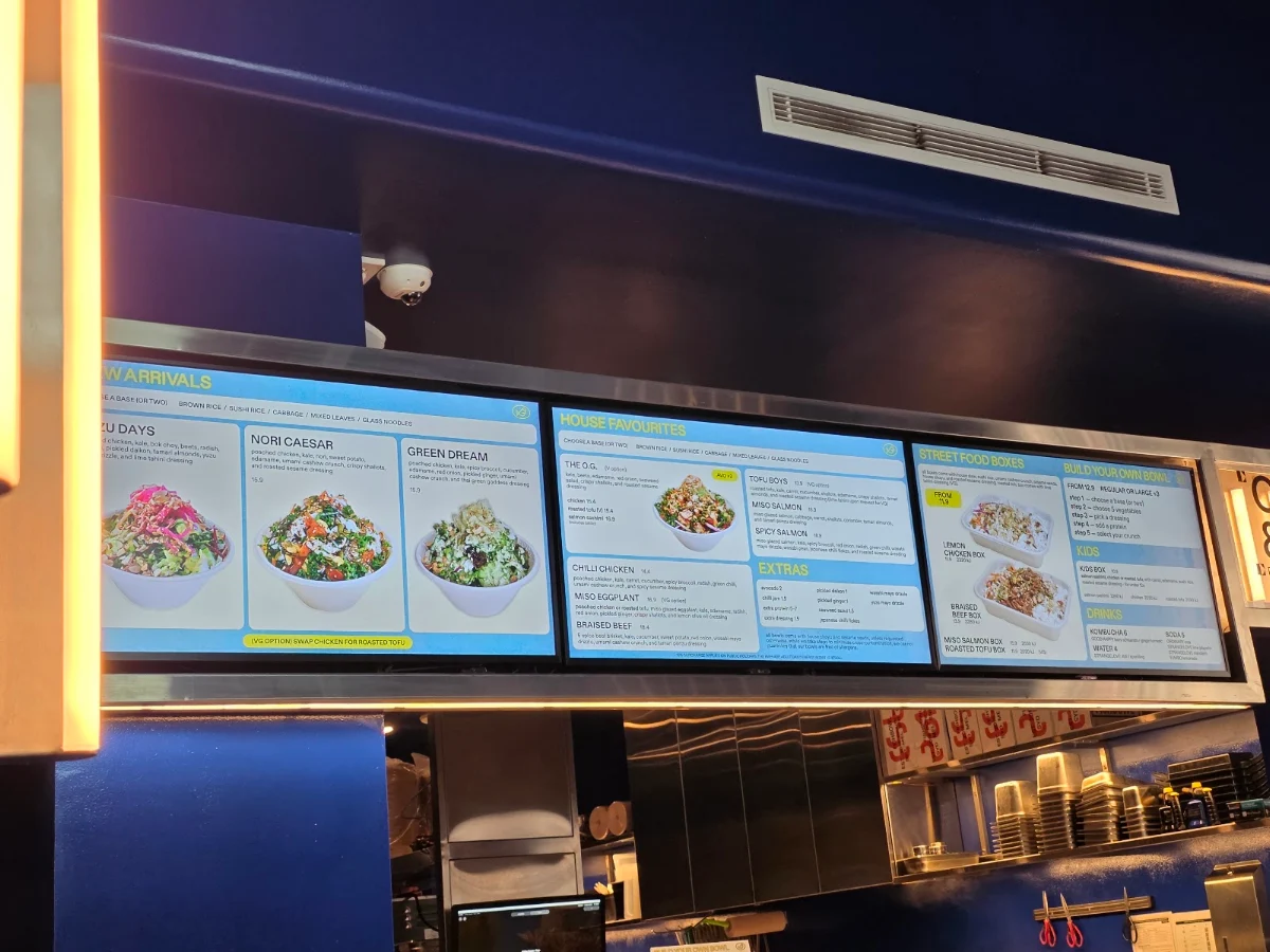 Menu, FISHBOWL - Chifley Square