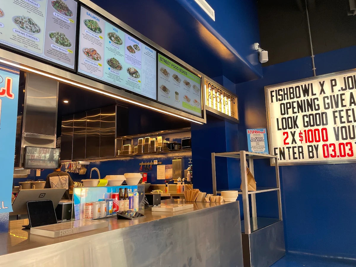 Menu, FISHBOWL - Chifley Square