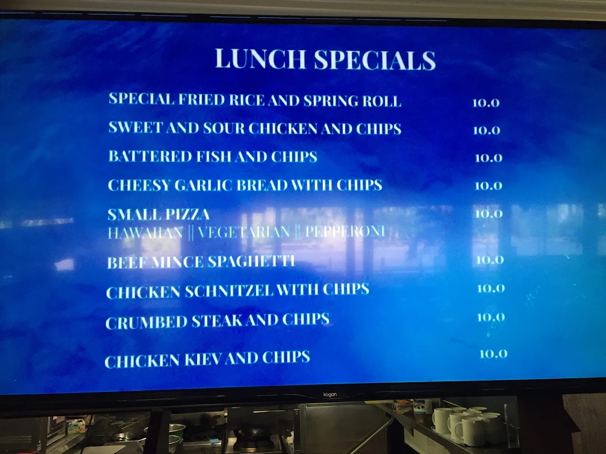Menu, Tully Heads Tavern