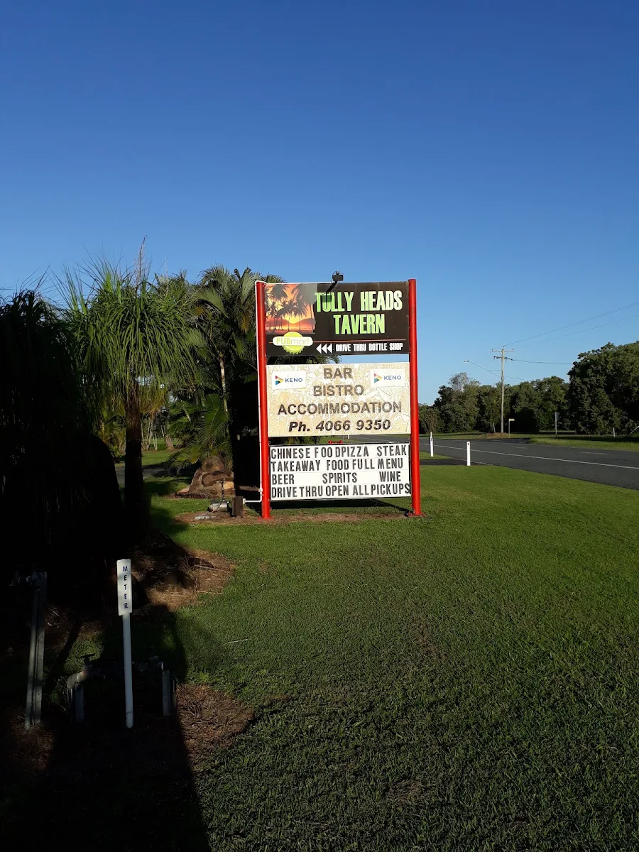Menu, Tully Heads Tavern