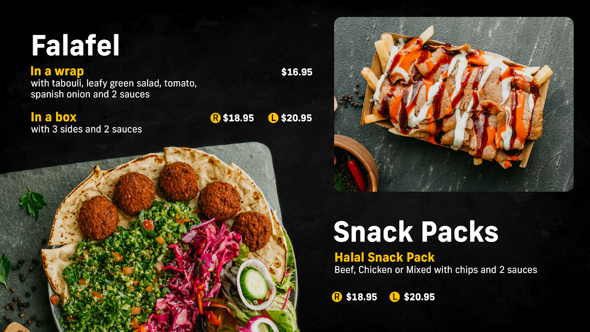 Menu, Eat Istanbul Barangaroo