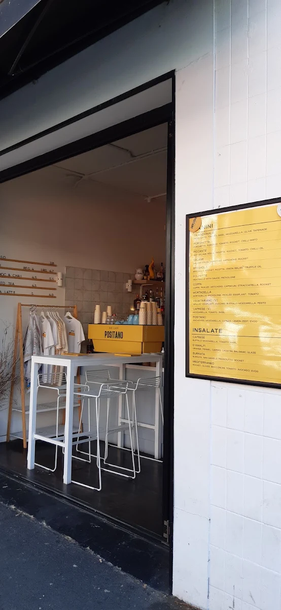 Menu, Pizza Bar Positano