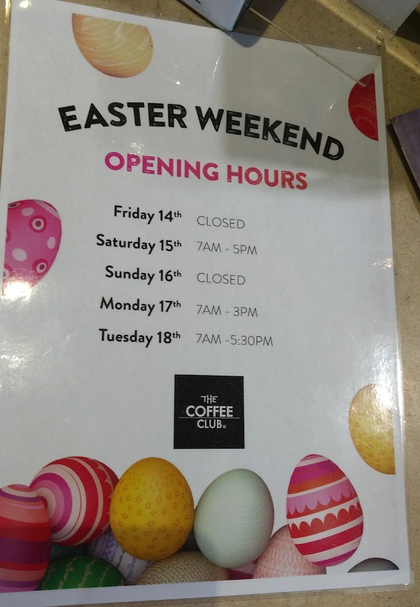 Menu, The Coffee Club Café - Burpengary