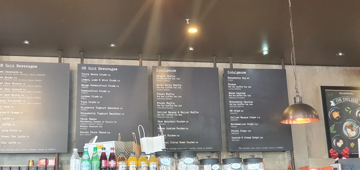Menu, Oliver Brown Macarthur square