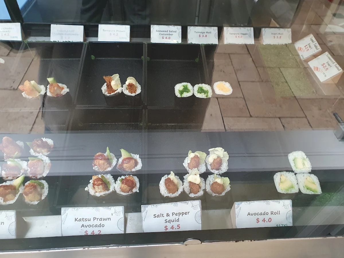 Menu, Salamanca Sushi Bar