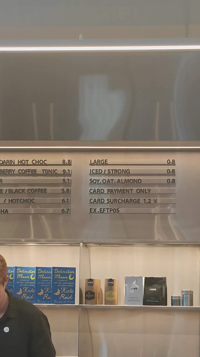 Menu, Lune Croissanterie Melbourne CBD on Lonsdale