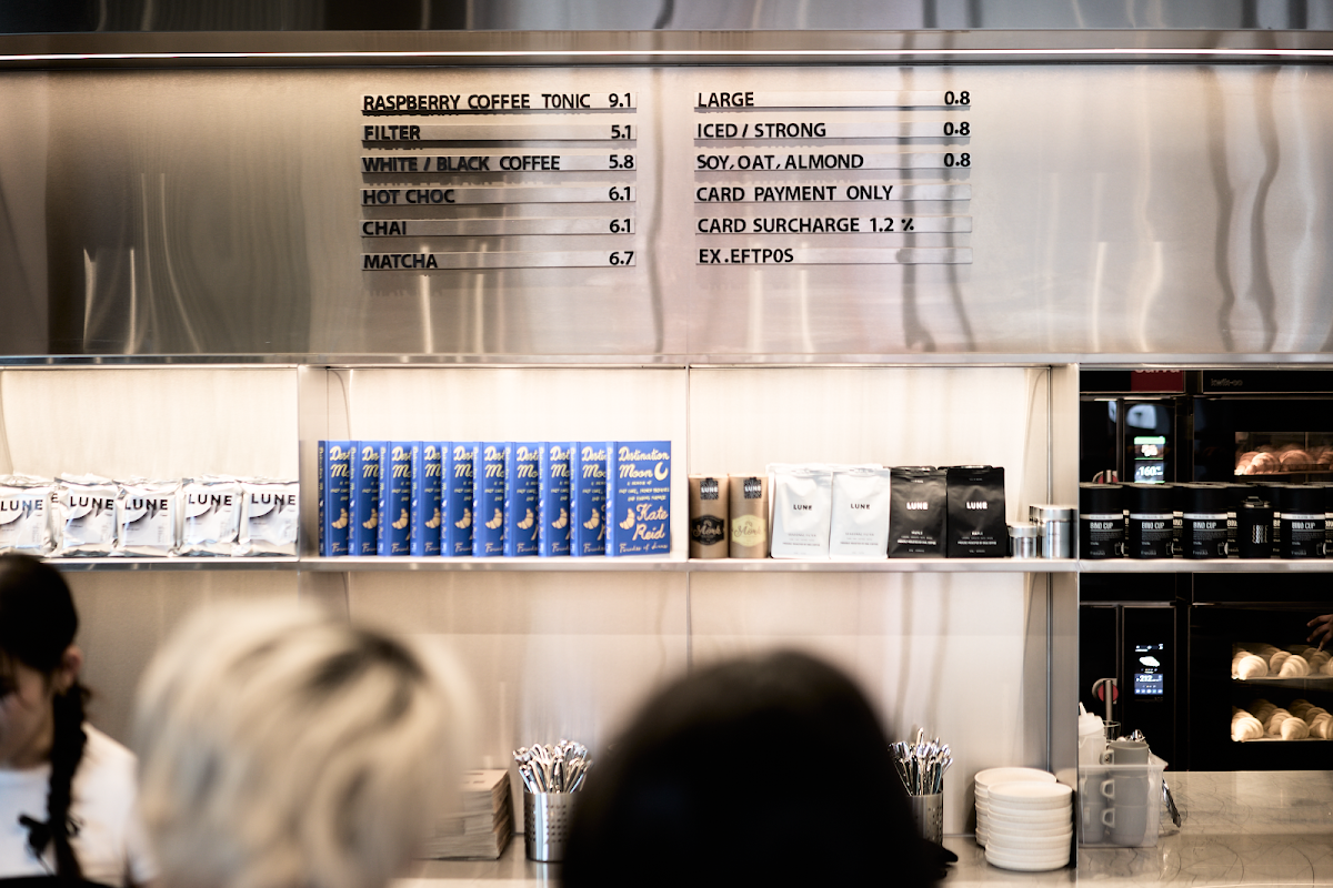 Menu, Lune Croissanterie Melbourne CBD on Lonsdale