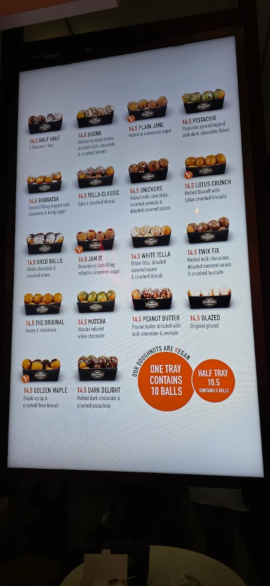 Menu, Lukumades Canberra