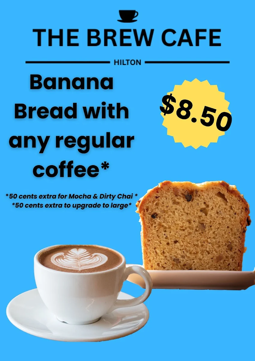 Menu, The Brew Cafe Hilton