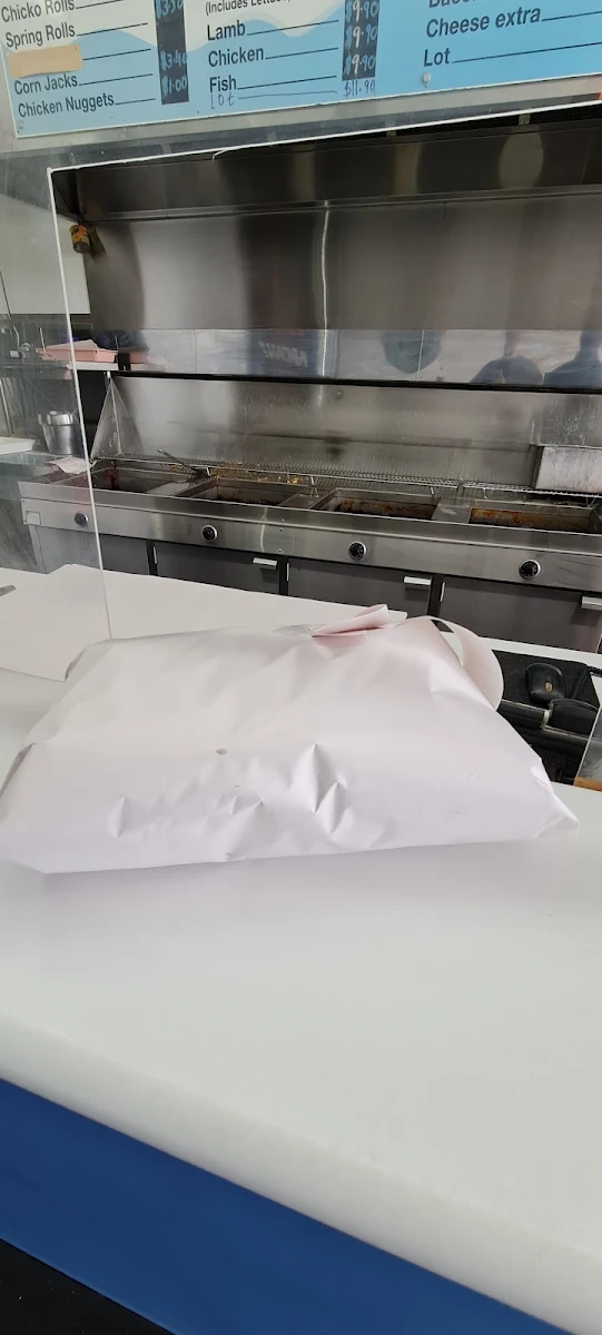 Menu, East Warrnambool Fish & Chips
