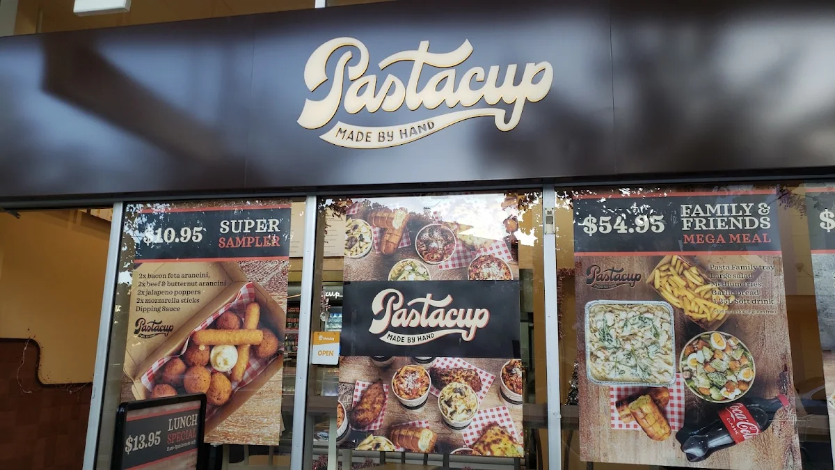 Menu, Pastacup Baldivis